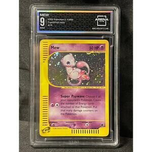 2002 Mew #19 Pokémon Expedition Holo Rare ArenaClub Graded MINT 9